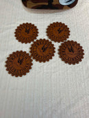 Custom Engraved Leatherette Hat Patches