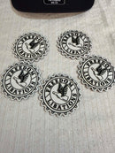 Custom Engraved Leatherette Hat Patches