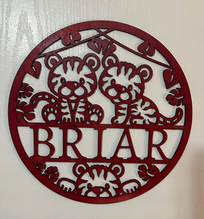 Decorated Name Signs